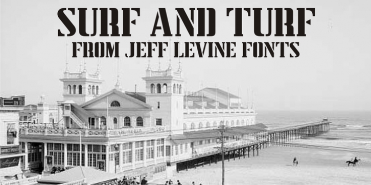 Surf And Turf JNL font preview