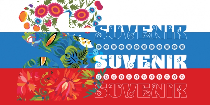 Suvenir Rus font preview