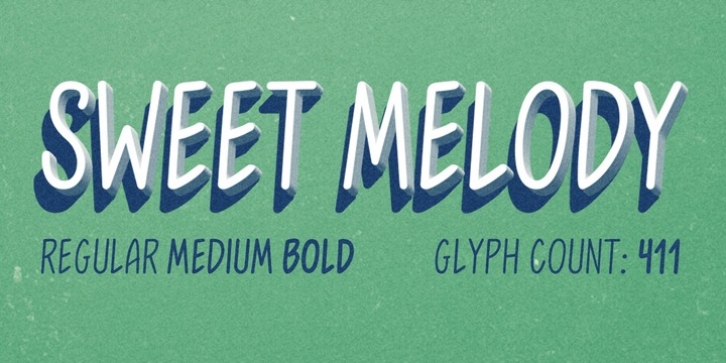 Sweet Melody font preview
