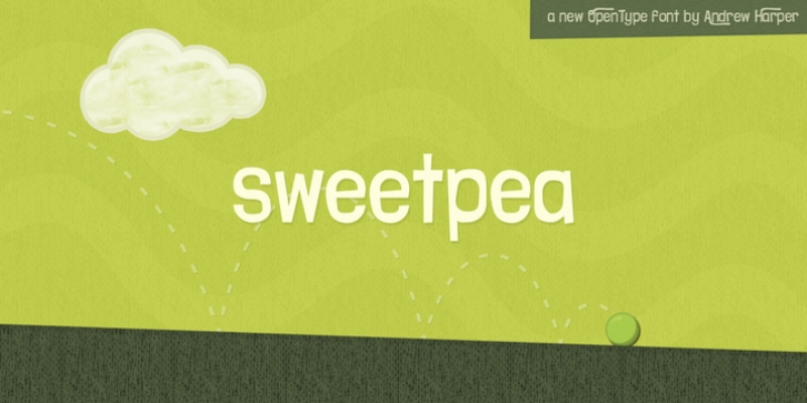 Sweetpea font preview