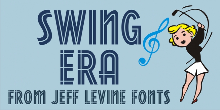 Swing Era JNL font preview