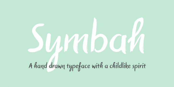 Symbah font preview