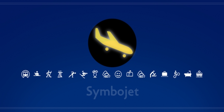Symbojet font preview