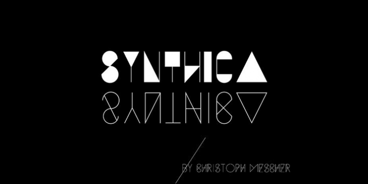 Synthica font preview