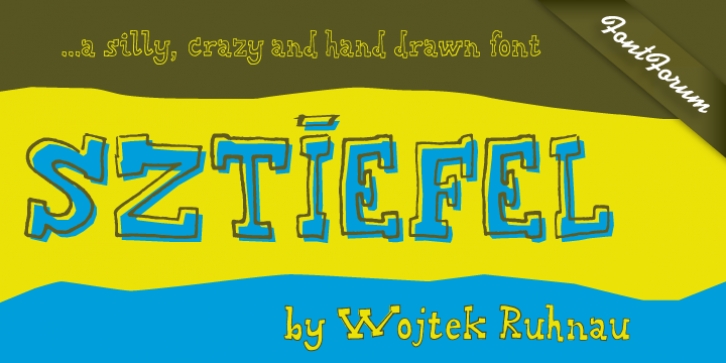 Sztiefel font preview