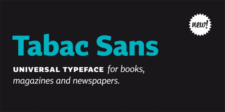 Tabac Sans font preview