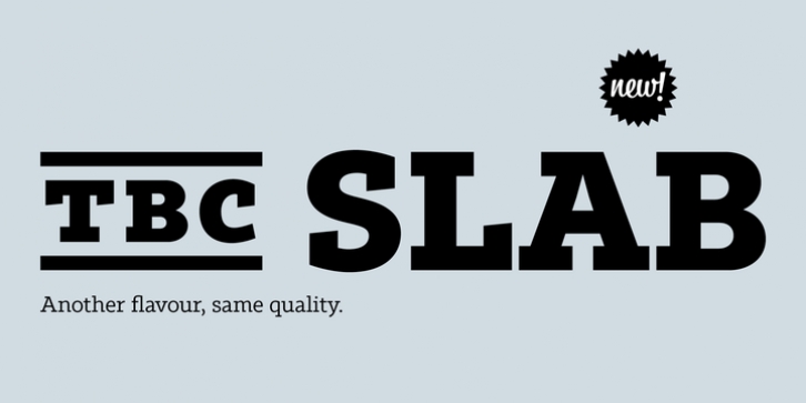 Tabac Slab font preview