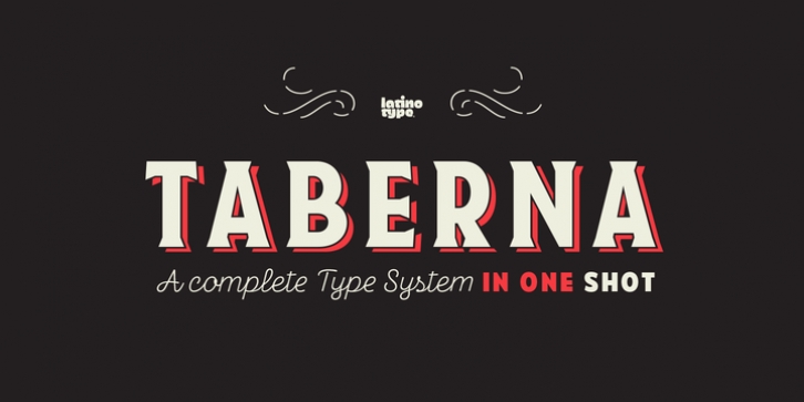 Taberna font preview