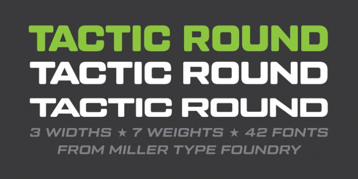 Tactic Round font preview