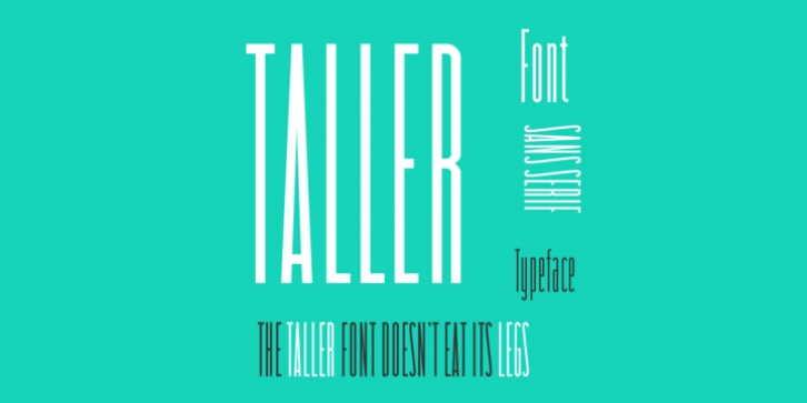 Taller font preview