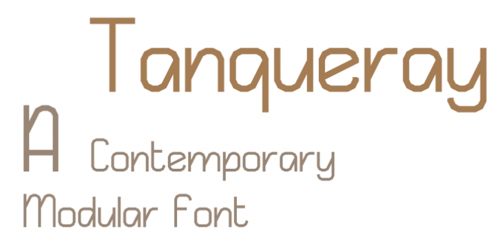 Tanqueray font preview