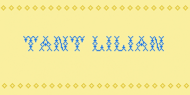 Tant Lilian font preview