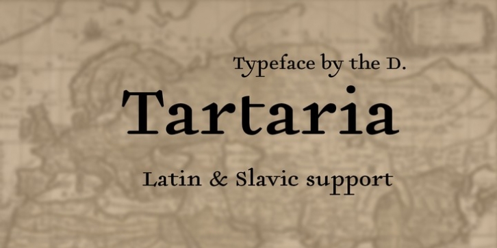 Tartaria font preview
