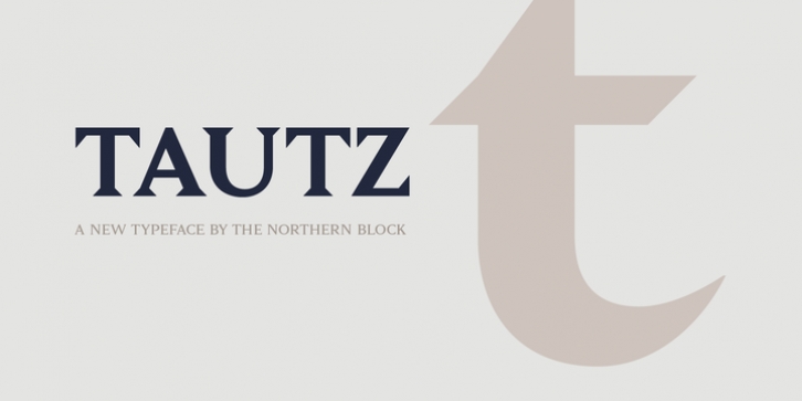 Tautz font preview