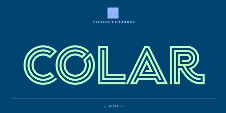 TCF Colar font preview