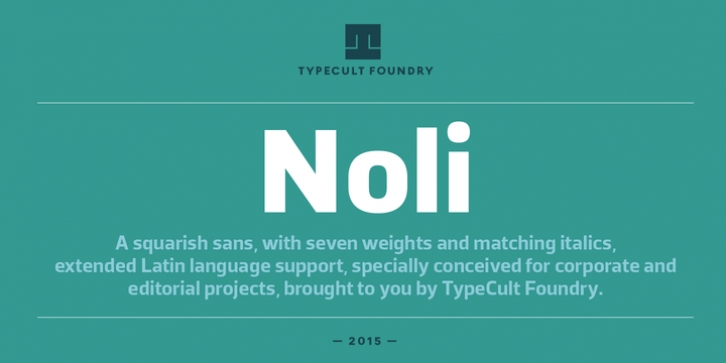 TCF Noli font preview