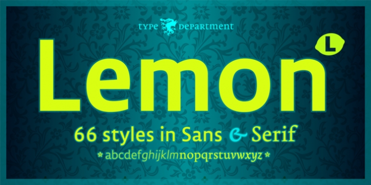 TD Lemon Sans font preview