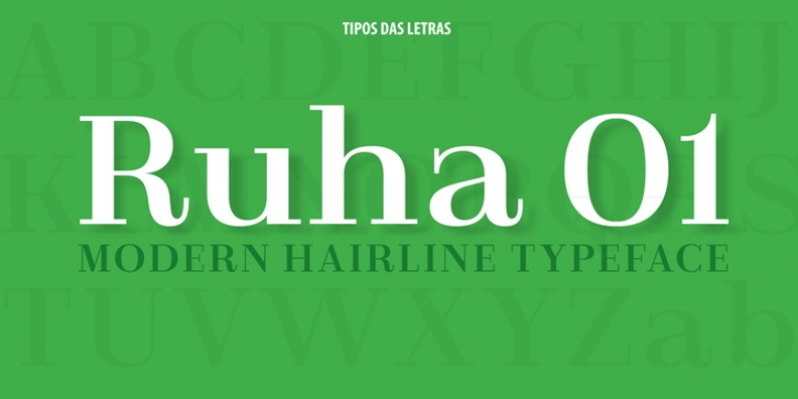 TDL Ruha Hairline font preview