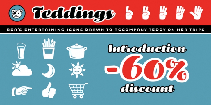 Teddings font preview