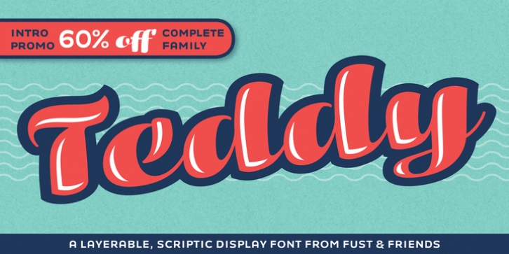 Teddy font preview