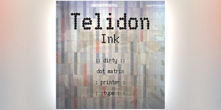 Telidon Ink font preview