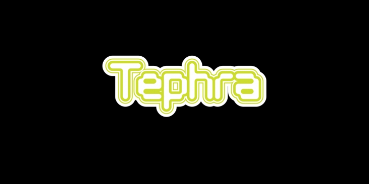 Tephra font preview
