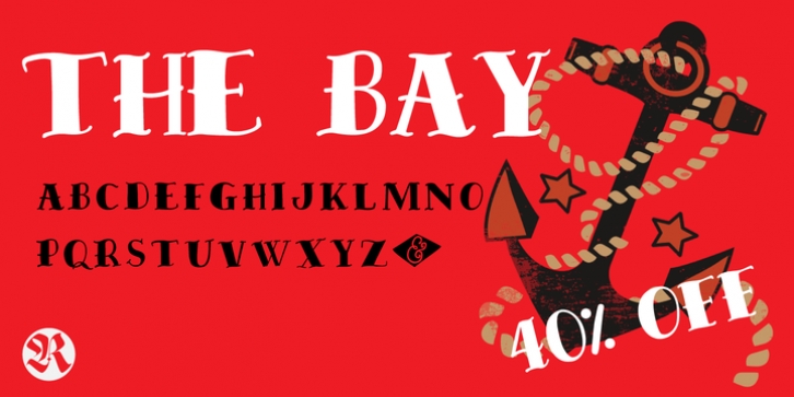 The Bay font preview