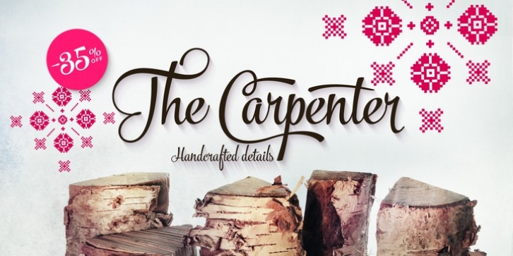 The Carpenter font preview