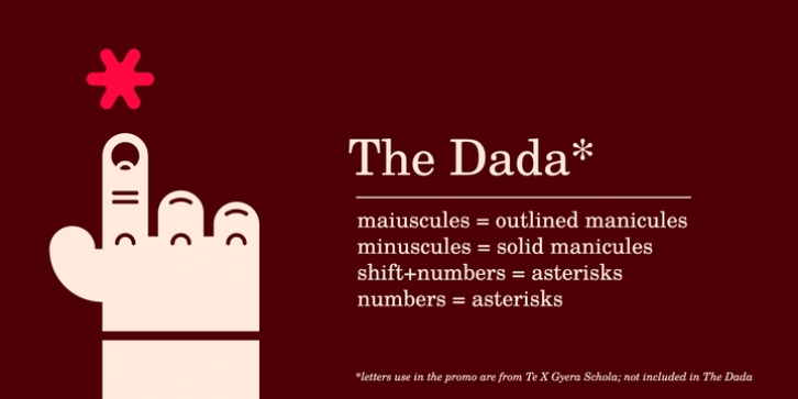 The Dada font preview