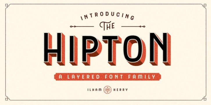 The Hipton font preview