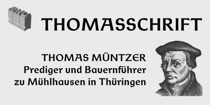 Thomasschrift font preview