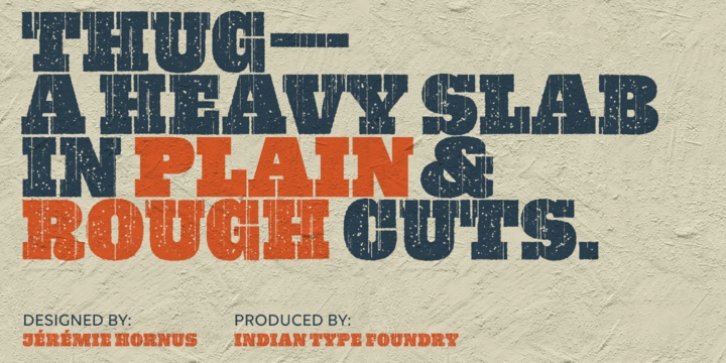 Thug font preview