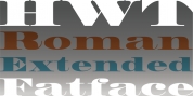 HWT Roman Extended Fatface font download