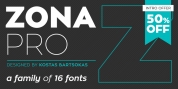 Zona Pro font download