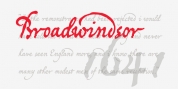 P22 Broadwindsor font download