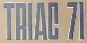 Triac 71 font download