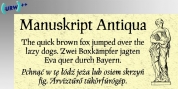 Manuskript Antiqua font download