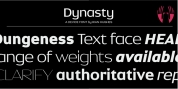 Dynasty font download