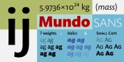 Mundo Sans font download