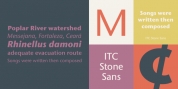 ITC Stone Sans font download