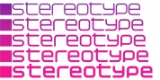 Stereotype font download