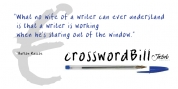 crosswordBill font download