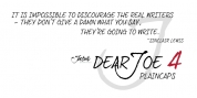 dearJoe 4 font download