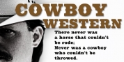 Cowboy Western font download
