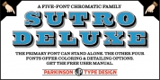 Sutro Deluxe font download