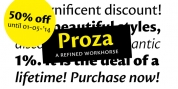 Proza font download