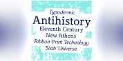 Antihistory font download