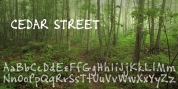 Cedar Street font download