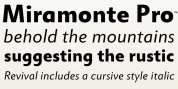 Miramonte Pro font download