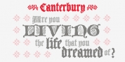 P22 Canterbury font download